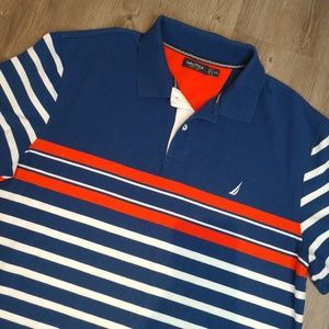 Nautica Polo Shirt Mens 2X Short Sleeve Shirt